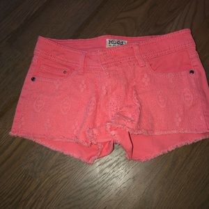 Peach Jean shorts